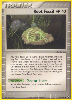 Root Fossil - pokemon TCG Card