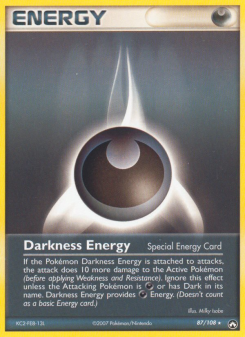 Darkness Energy - pokemon TCG Card