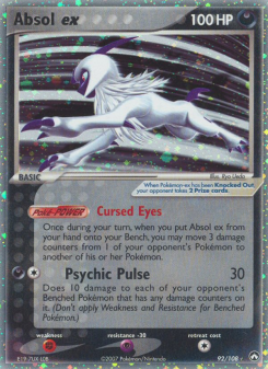 Absol ex - pokemon TCG Card