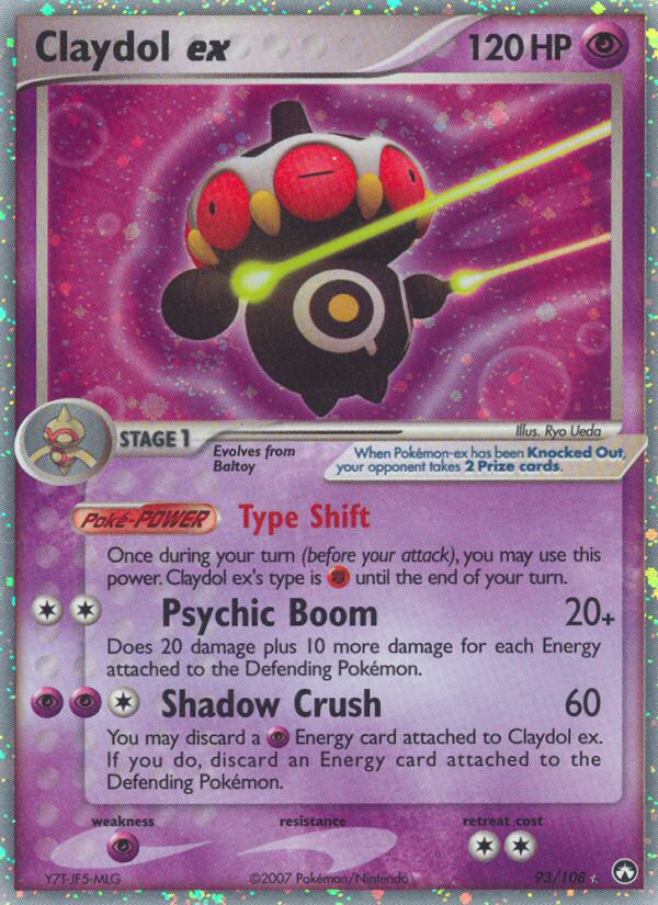 Claydol ex - Pokémon TCG Card