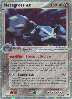 Metagross ex - pokemon TCG Card