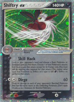 Shiftry ex - pokemon TCG Card
