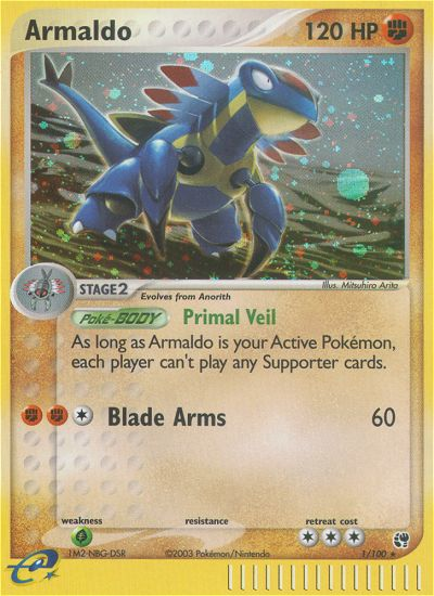 Armaldo - Pokémon TCG Card