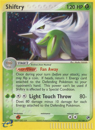 Shiftry - Pokémon TCG Card