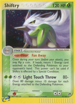 Shiftry - pokemon TCG Card