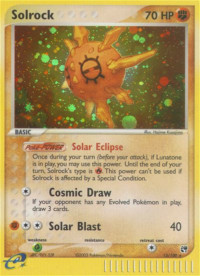 Solrock - Pokémon TCG Card