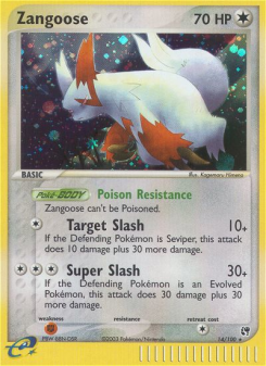 Zangoose - pokemon TCG Card