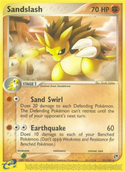 Sandslash - pokemon TCG Card