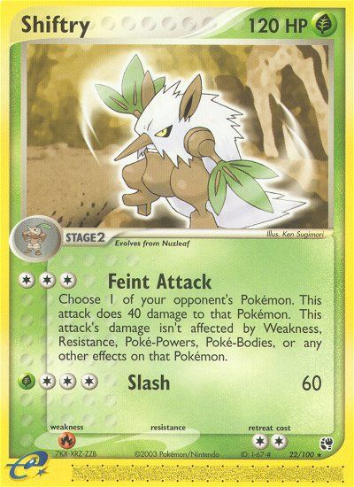 Shiftry - Pokémon TCG Card