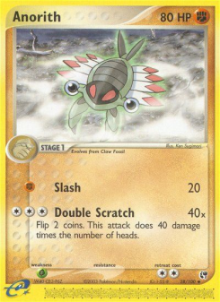 Anorith - pokemon TCG Card