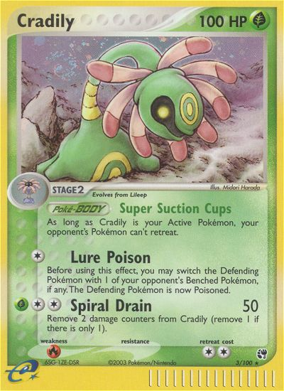 Cradily - Pokémon TCG Card