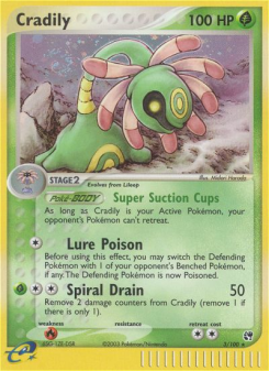 Cradily - pokemon TCG Card