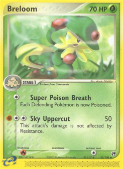 Breloom - pokemon TCG Card