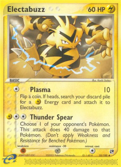 Electabuzz - pokemon TCG Card