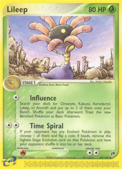 Lileep - pokemon TCG Card