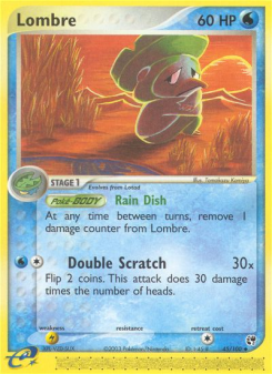 Lombre - pokemon TCG Card