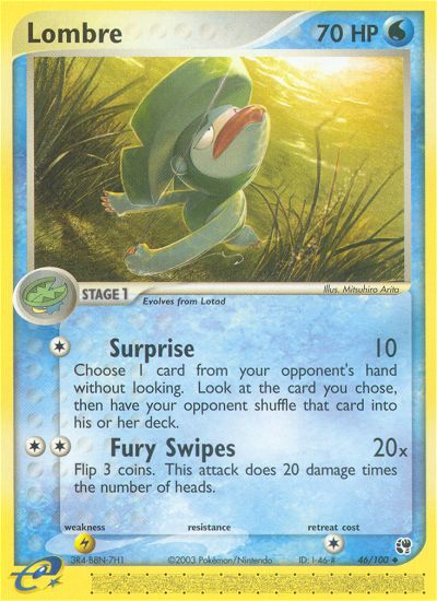 Lombre - Pokémon TCG Card