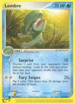 Lombre - pokemon TCG Card