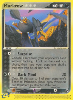 Murkrow - pokemon TCG Card
