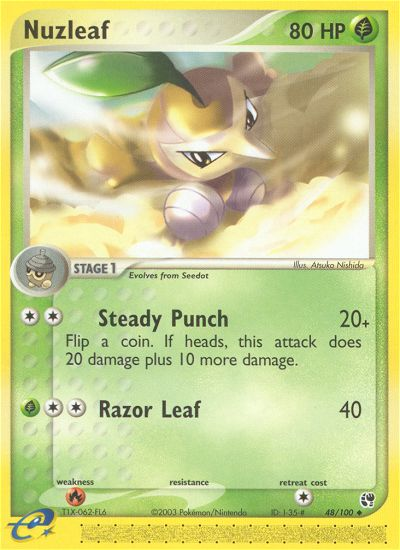 Nuzleaf - Pokémon TCG Card