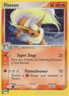 Flareon - pokemon TCG Card