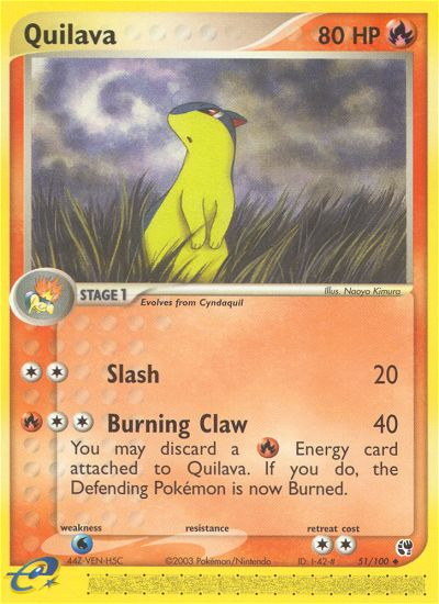 Quilava - Pokémon TCG Card