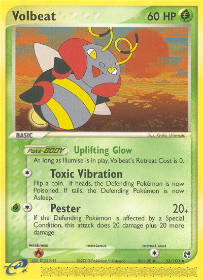 Volbeat - Pokémon TCG Card