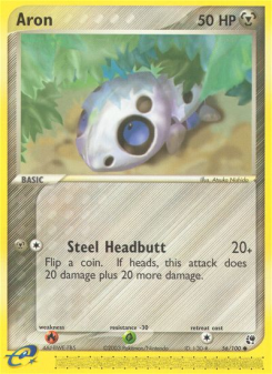Aron - pokemon TCG Card