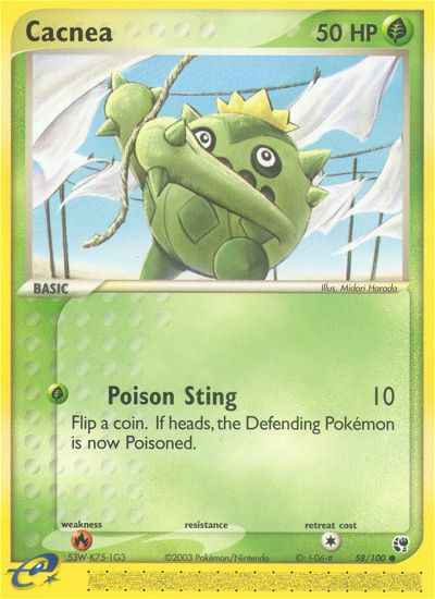 Cacnea - Pokémon TCG Card