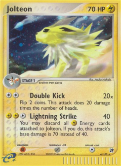 Jolteon - pokemon TCG Card