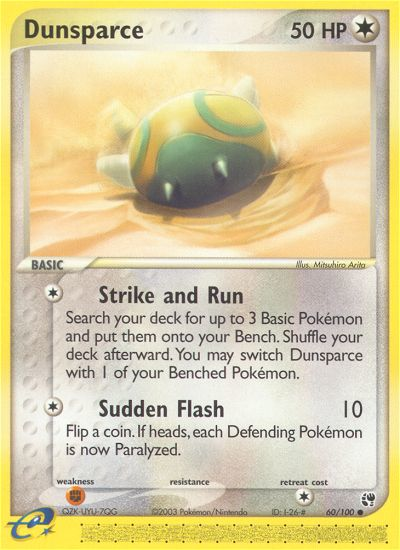Dunsparce - Pokémon TCG Card