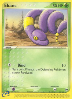 Ekans - pokemon TCG Card