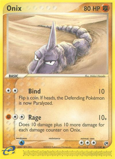 Onix - Pokémon TCG Card