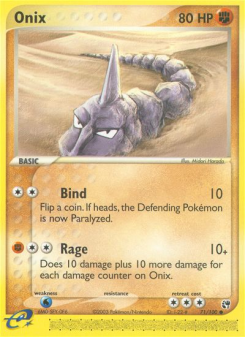Onix - pokemon TCG Card