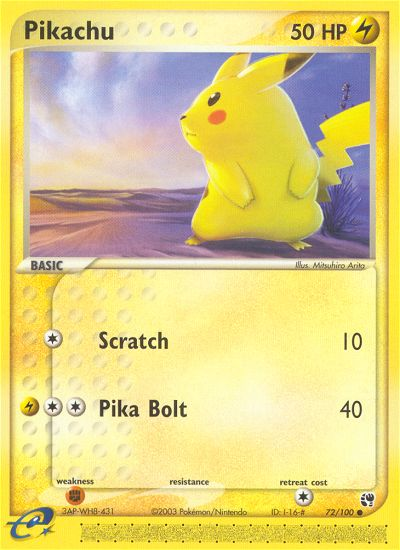 Pikachu - Pokémon TCG Card