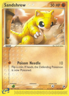 Sandshrew - pokemon TCG Card