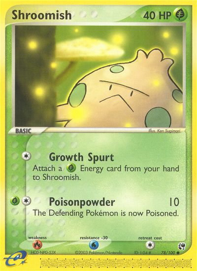 Shroomish - Pokémon TCG Card