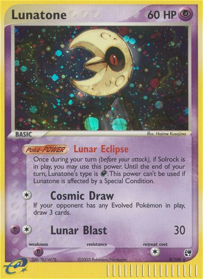 Lunatone - Pokémon TCG Card