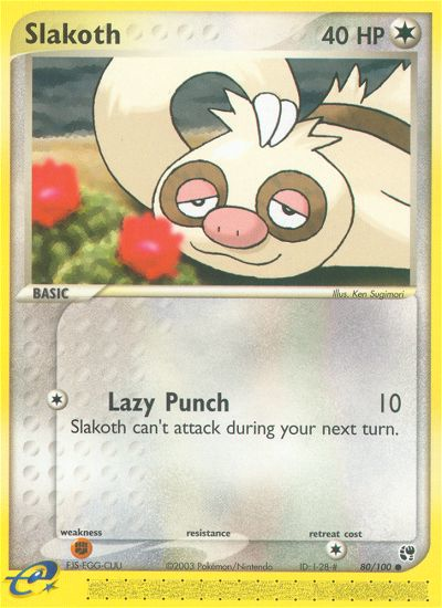 Slakoth - Pokémon TCG Card