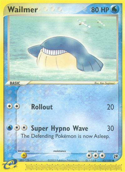 Wailmer - Pokémon TCG Card