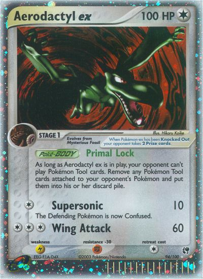 Aerodactyl ex - Pokémon TCG Card