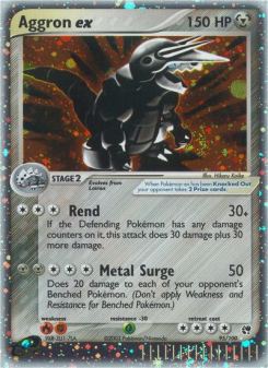 Aggron ex - pokemon TCG Card