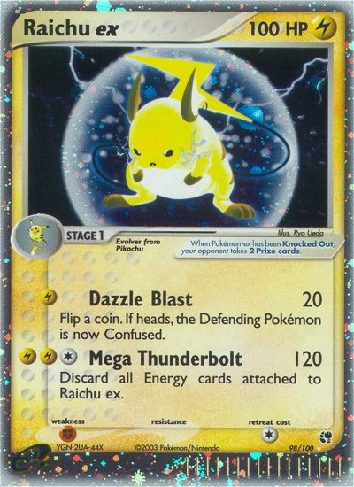 Raichu ex - Pokémon TCG Card
