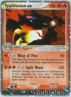Typhlosion ex - pokemon TCG Card