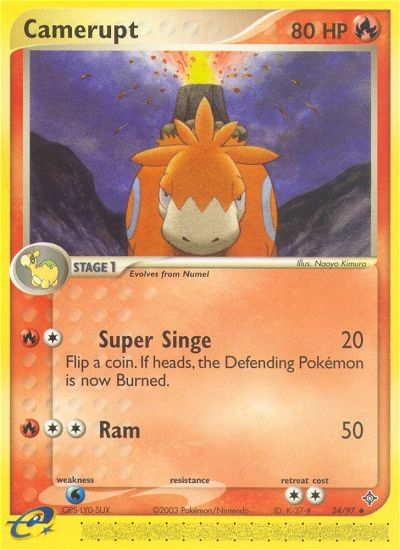 Camerupt - Pokémon TCG Card