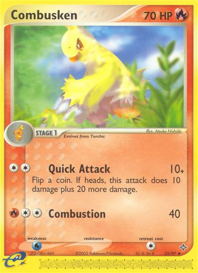 Combusken - Pokémon TCG Card