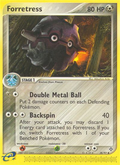 Forretress - Pokémon TCG Card