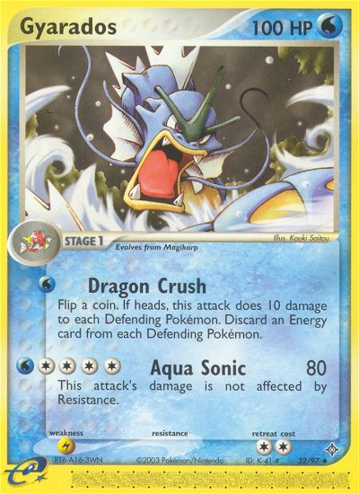 Gyarados - Pokémon TCG Card
