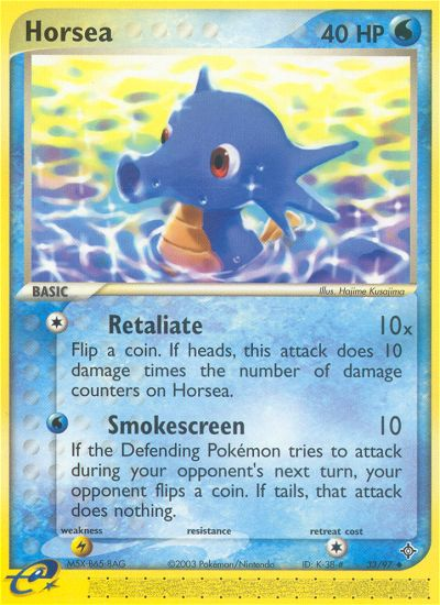 Horsea - Pokémon TCG Card
