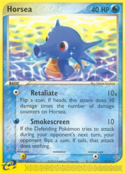 Horsea - pokemon TCG Card